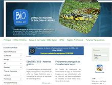 Tablet Screenshot of crbio04.gov.br
